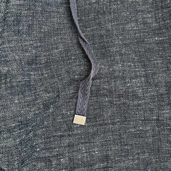 George Linen Blend Cropped Drawstring Pants - Size 12 (UK) - Picture 3 of 8